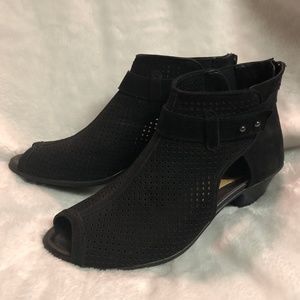 Peep Toe Mesh Booties size 8.5 or 9